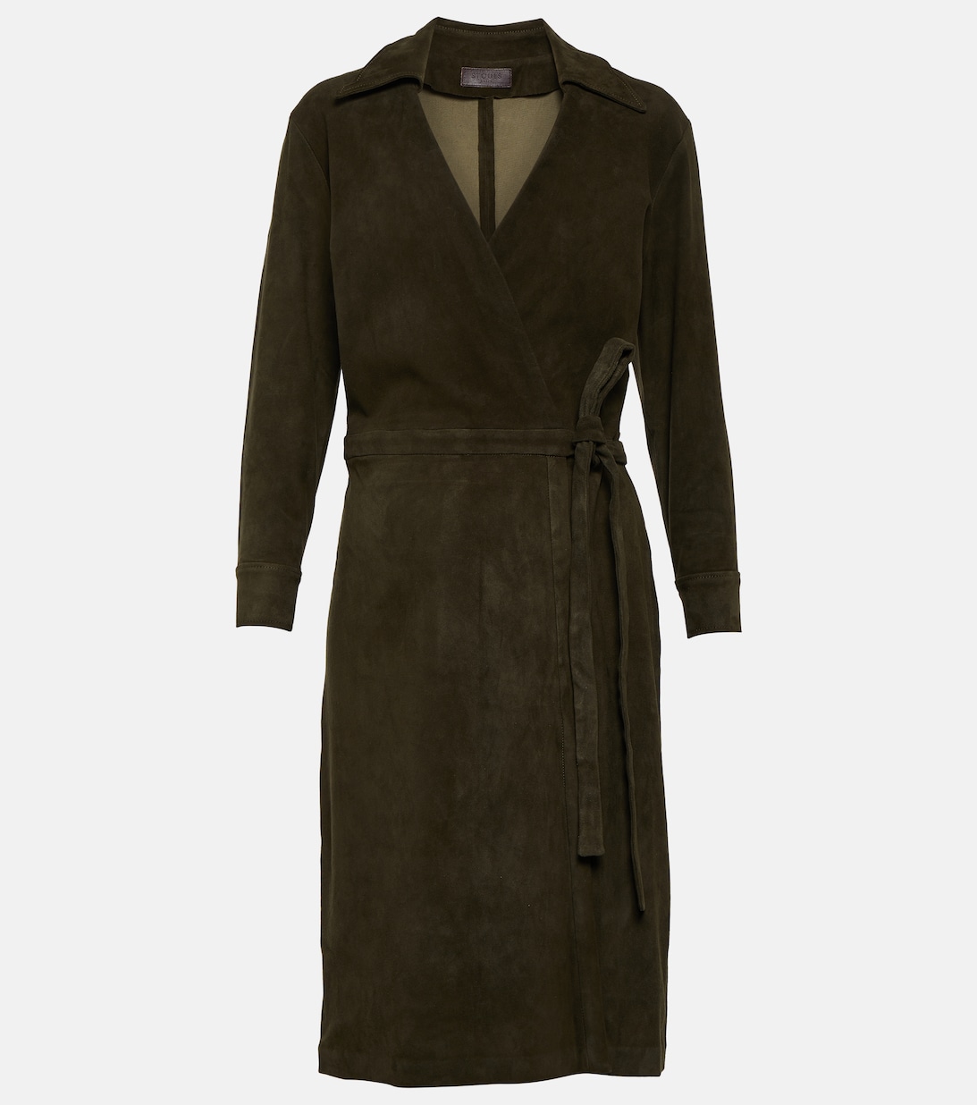 цена Замшевое мини-платье Ross STOULS, коричневый