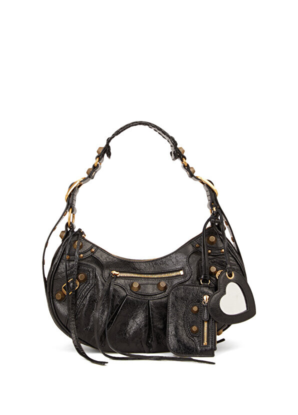 

Le cagole маленькая черная женская кожаная сумка на плечо Balenciaga