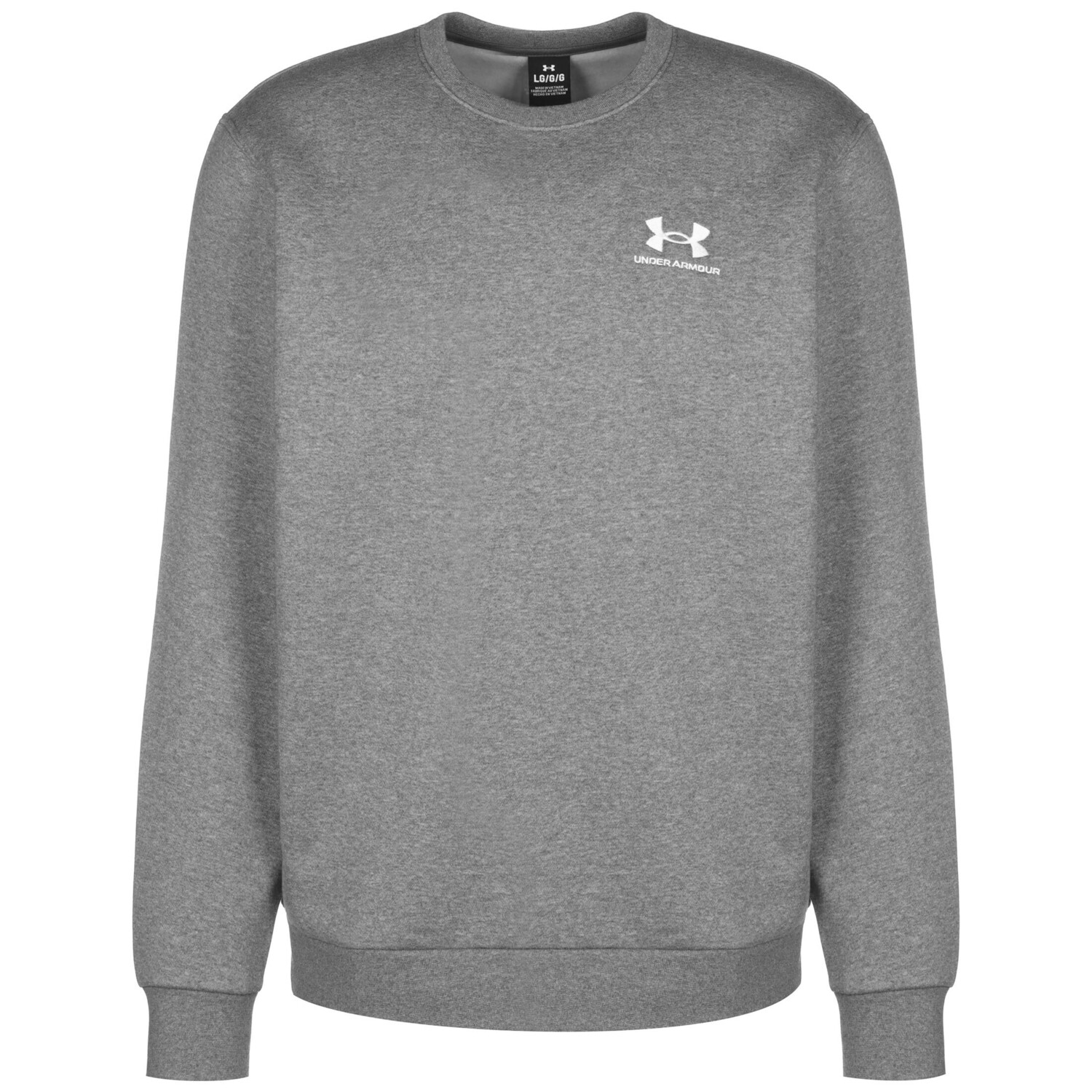 

Толстовка Under Armour Trainingspullover Essential Fleece Crew, серый