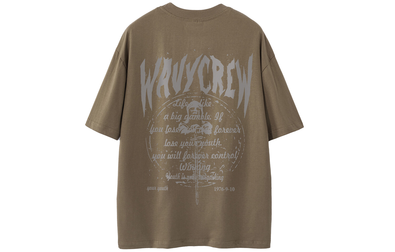 

Футболка унисекс Wavycrew, цвет Burgundy