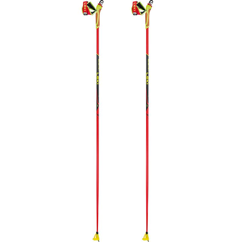 Палки для беговых лыж HRC Team Leki, красный