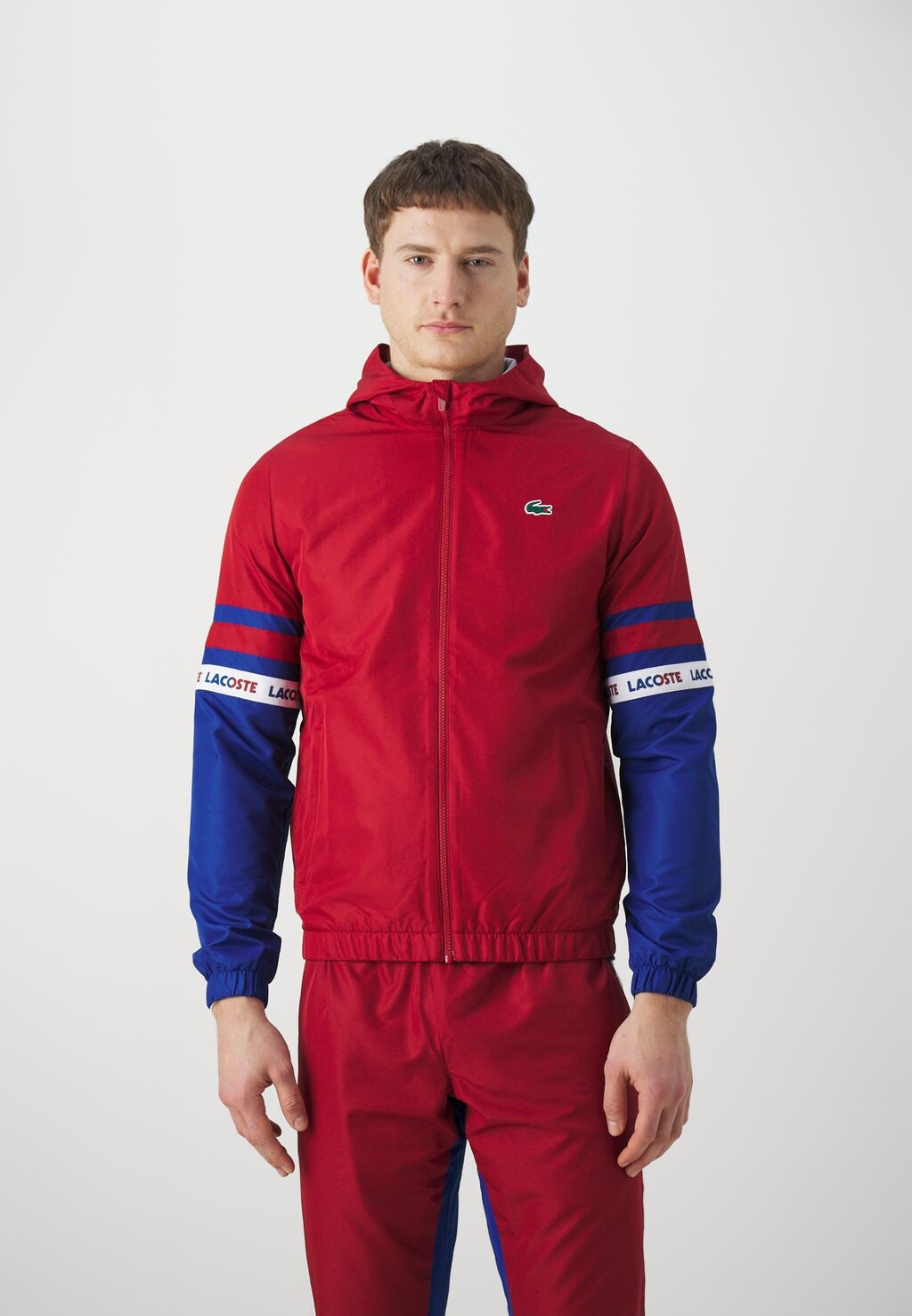 

Спортивная куртка Hoodie Jacket Tc Lacoste, цвет bordeaux/bleu marine