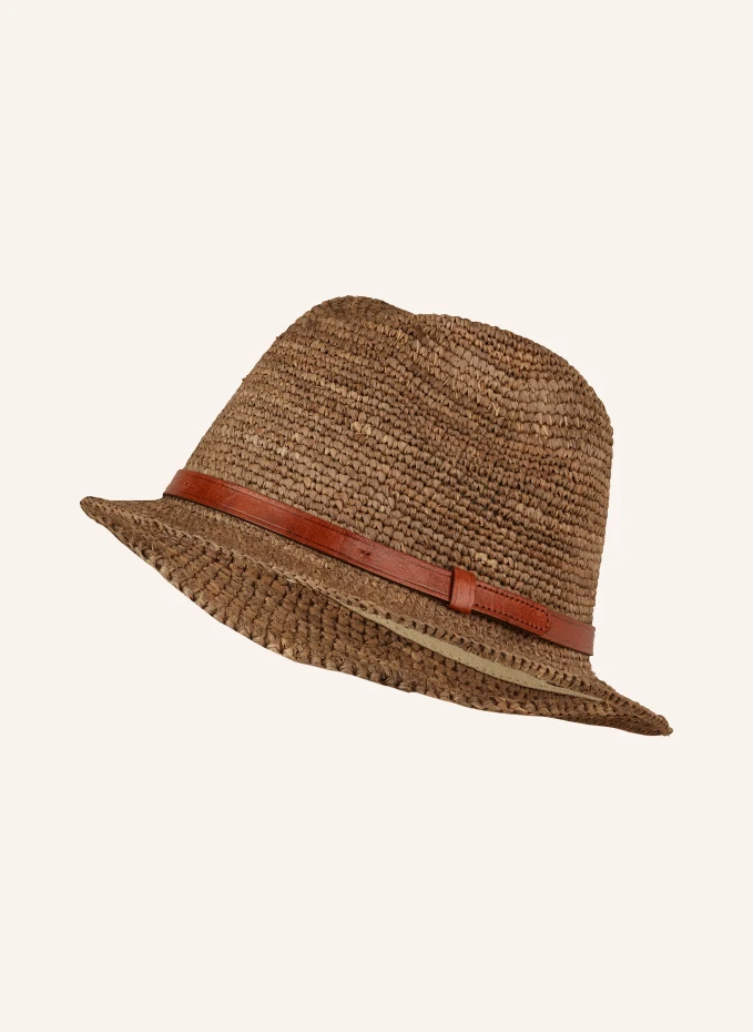 цена Соломенная шляпа любеман Ibeliv, коричневый