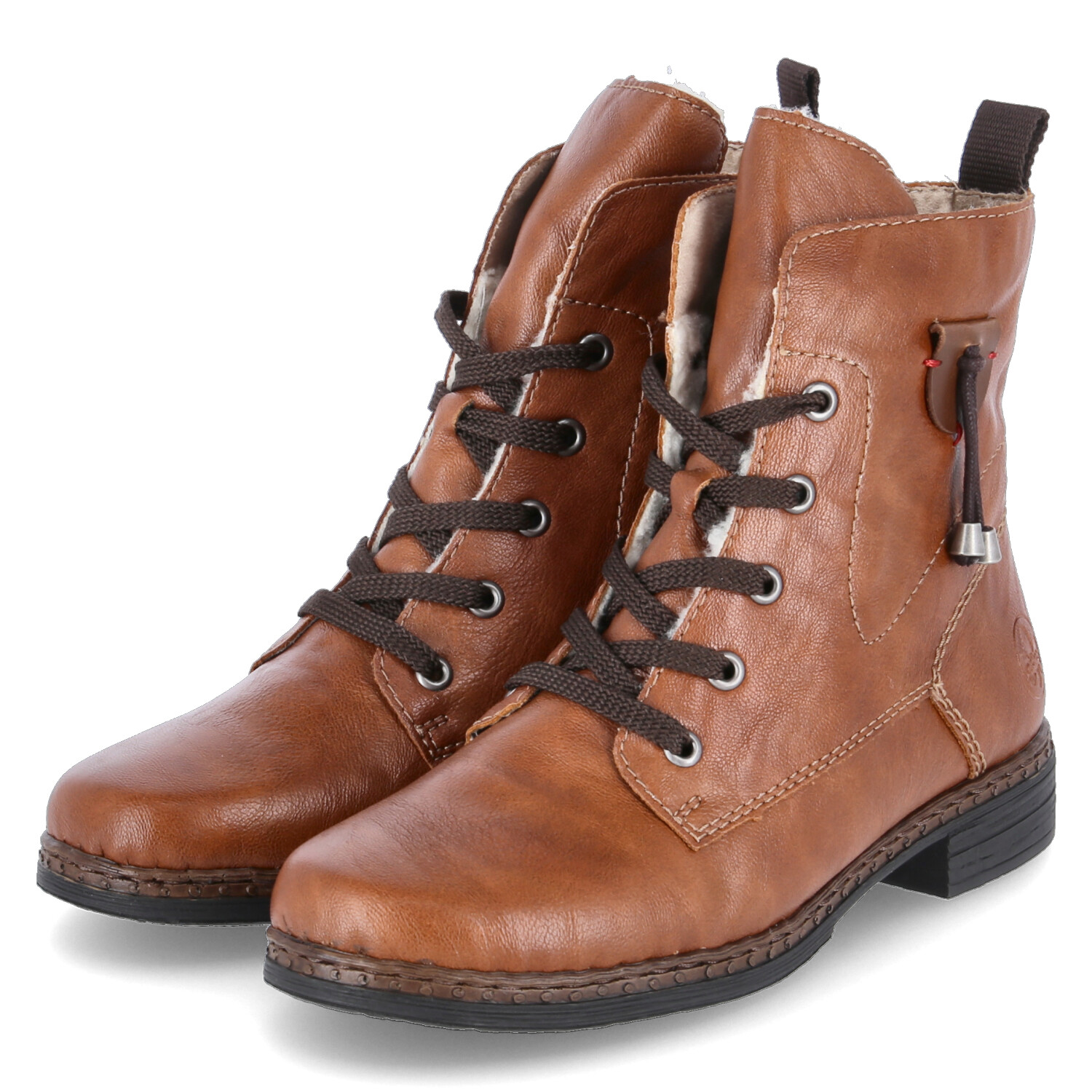 

Ботильоны rieker Schnürboots, коричневый