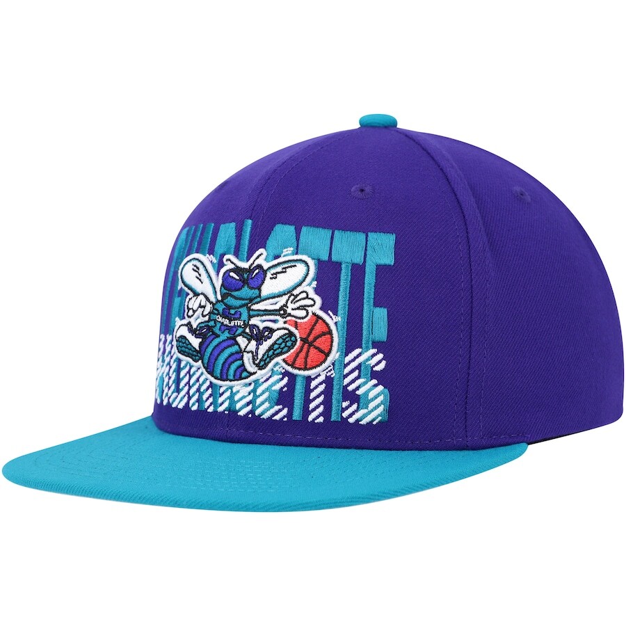 

Бейсболка Mitchell & Ness Charlotte Hornets, фиолетовый