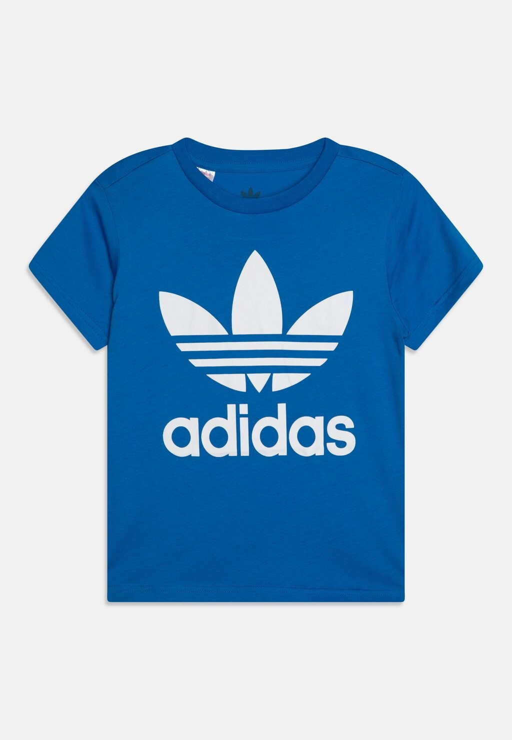 

Футболка с принтом Trefoil Tee Kids Unisex adidas Originals, цвет bluebird