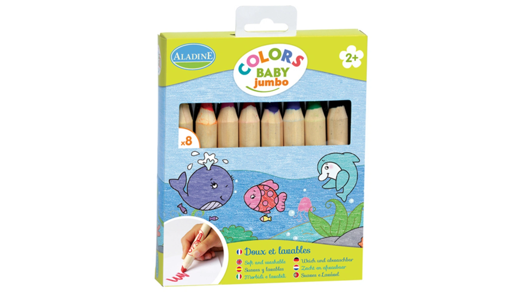 

Ручки-раскраски Aladine 8 Jumbo