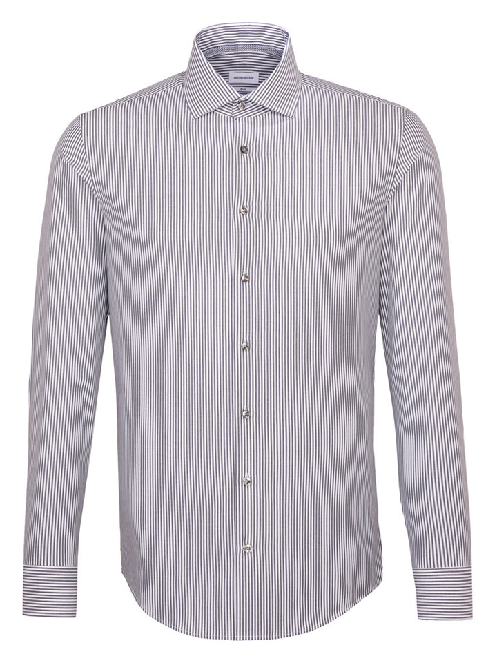 

Рубашка Seidensticker Slim fit, темно синий