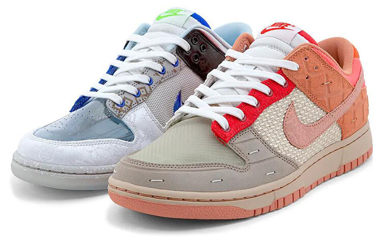 

CLOT x Nike Dunk Low What The CLOT (с коллекционной карточкой)