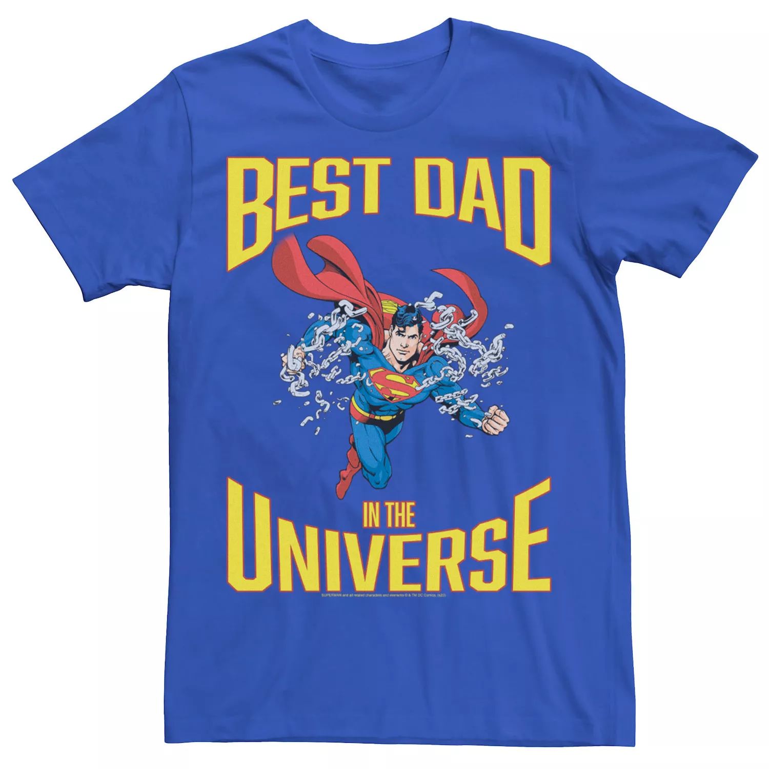 Мужская футболка с портретом Супермена Best Dad Dad DC Comics