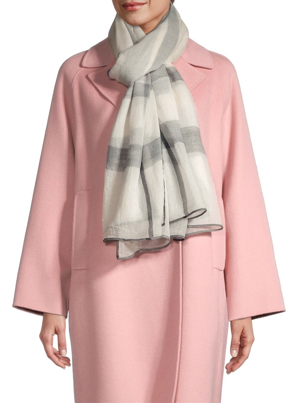

Полосатый шерстяной шарф Wally Weekend Max Mara, черный