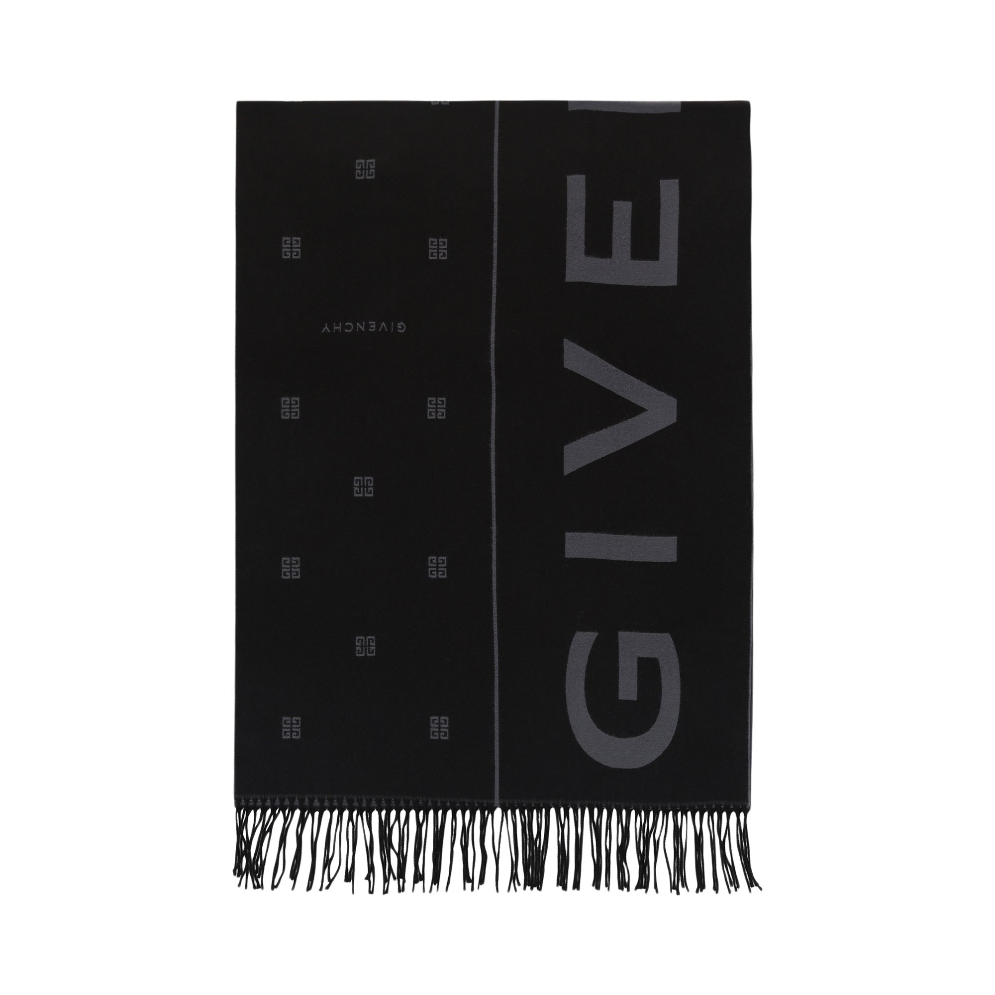 цена Шарф Givenchy Split 4G, цвет Черный/Серый