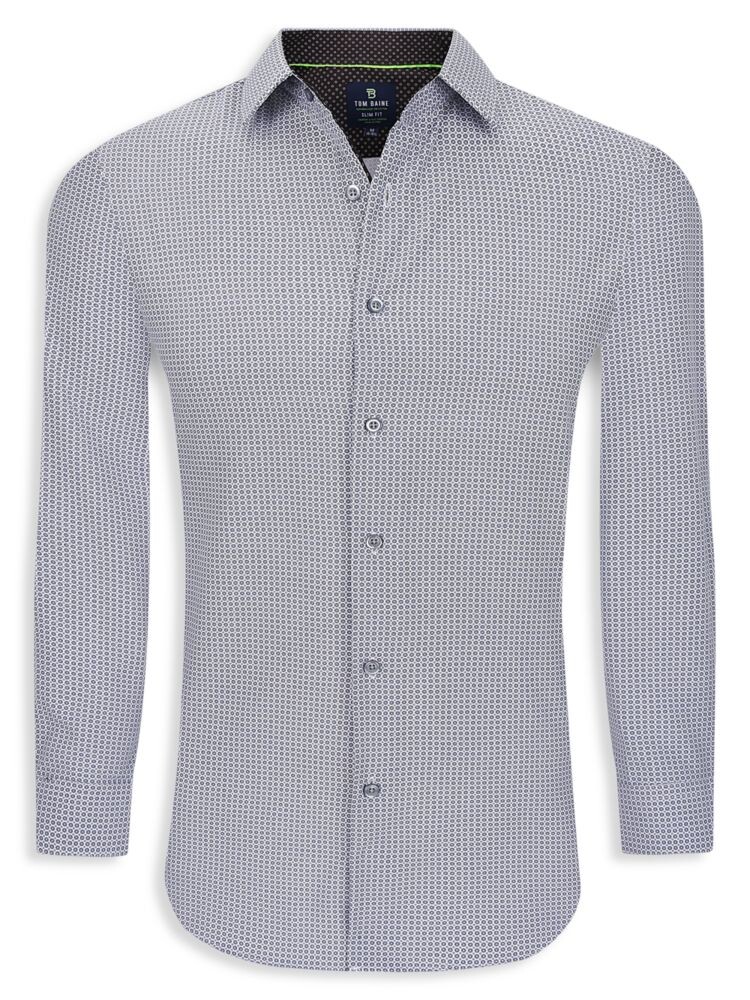 

Рубашка Performance Slim Fit с медальоном Tom Baine, белый