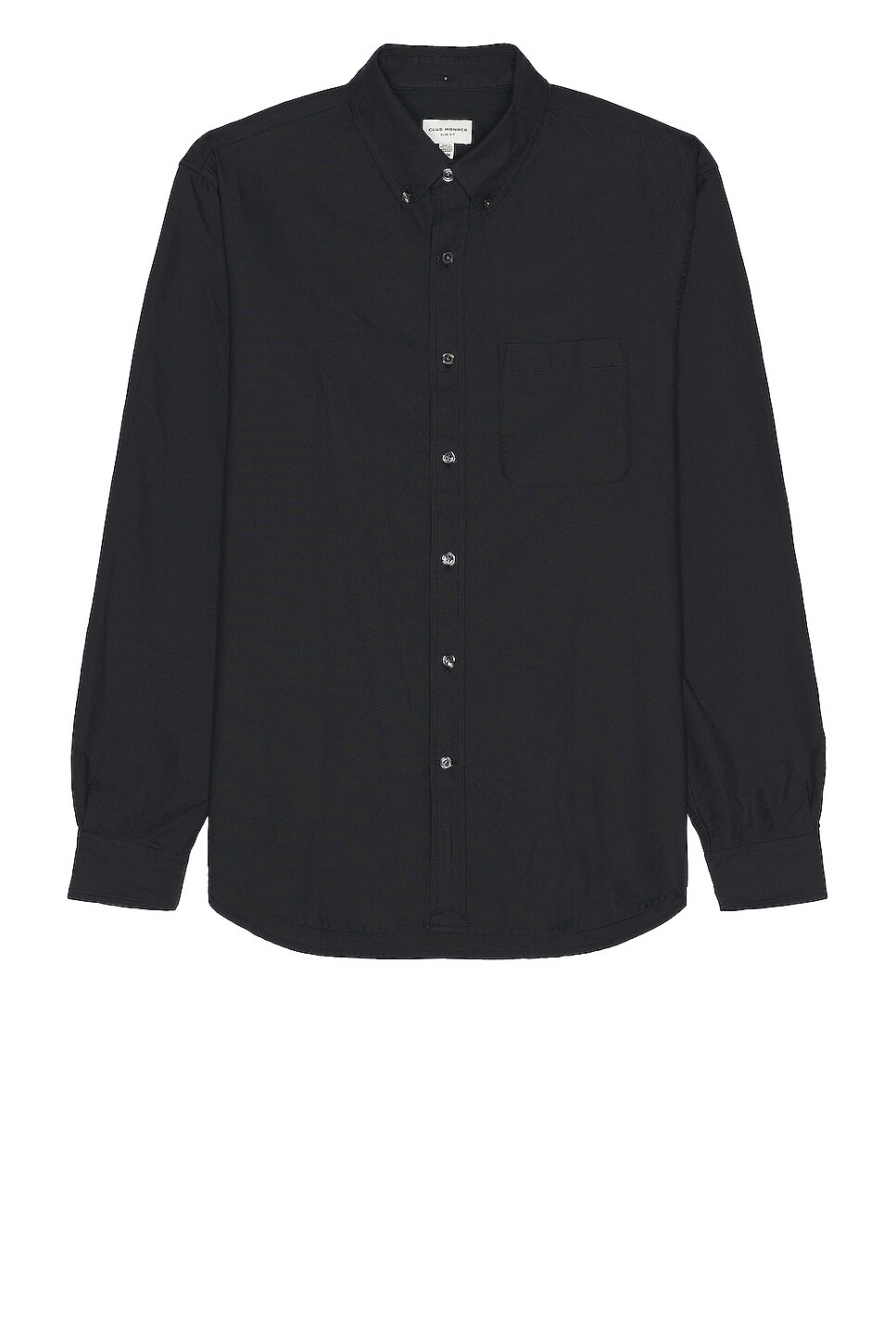 

Рубашка Club Monaco Oxford Solid Long Sleeve, черный