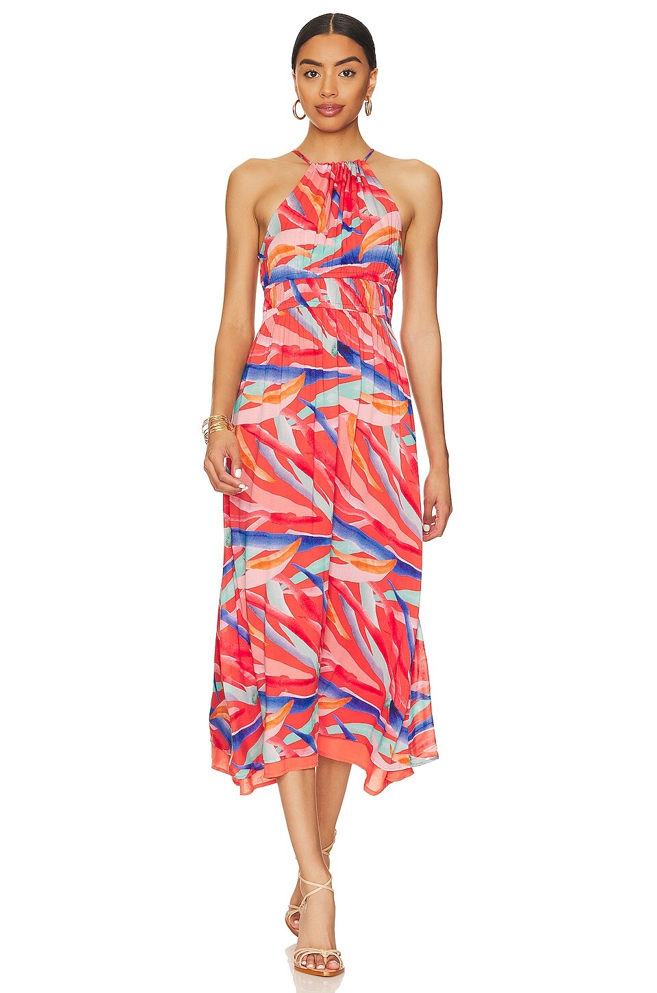

Платье миди Bella Dahl Sleeveless Elastic Waist, цвет Paradiso Print