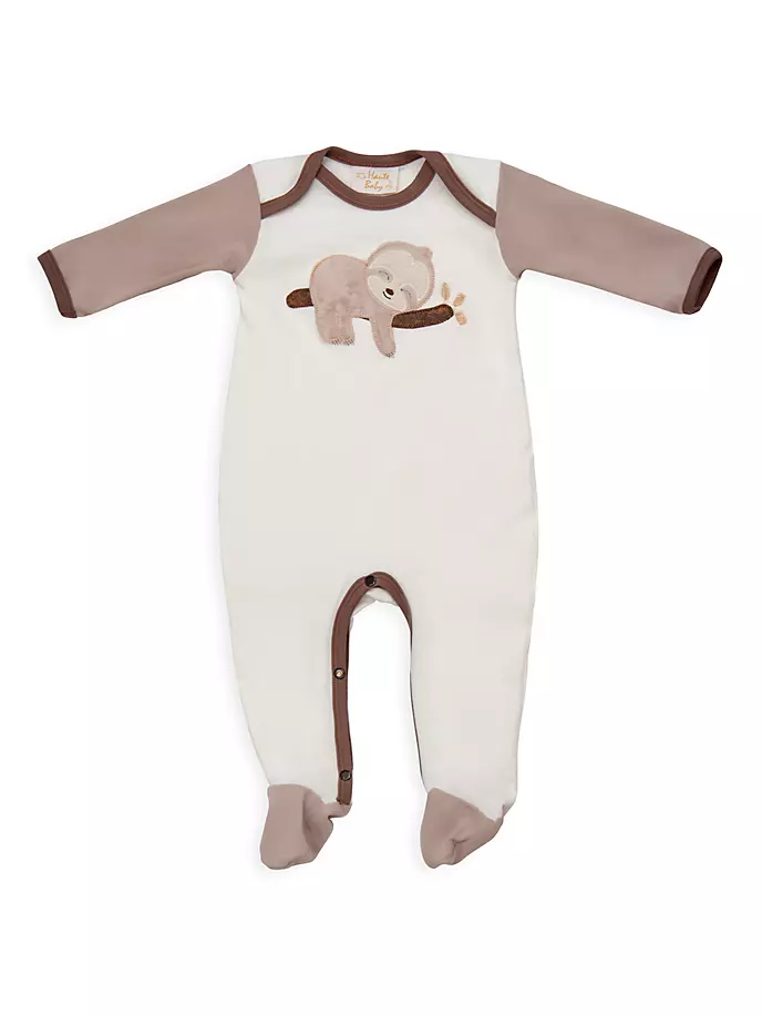 

Футболка «Сонный ленивец» для ребенка Haute Baby, цвет off white