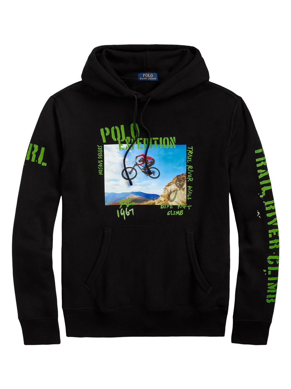 

Худи из флиса для велоспорта в пустыне Polo Ralph Lauren, черный