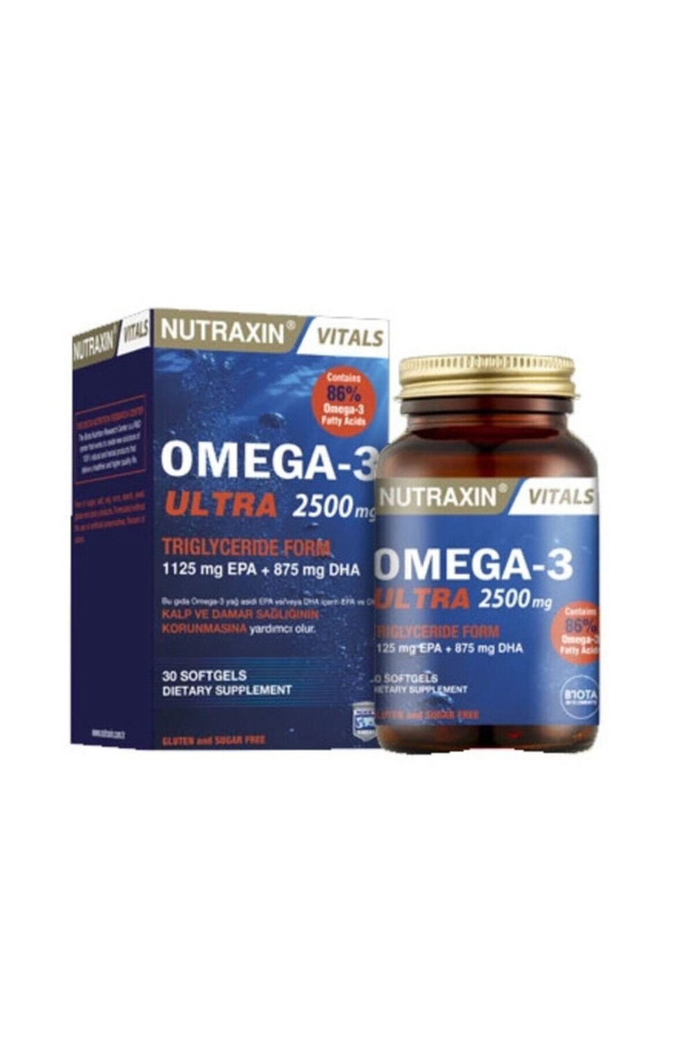 

Nutraxin Ultra Omega 3 2500 мг 30 смягчителей