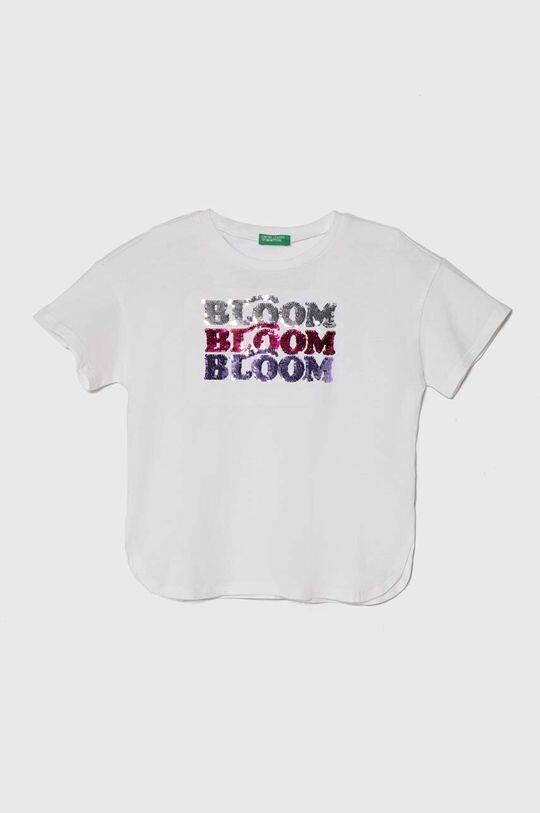 

United Colors of Benetton Детская хлопковая футболка, белый