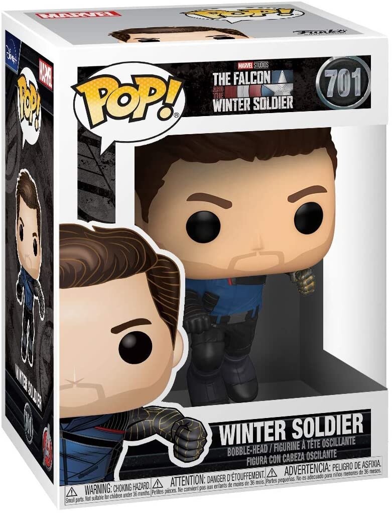 

Funko POP! Марвел, коллекционная фигурка, Капитан Америка, Зимний Солдат, 701