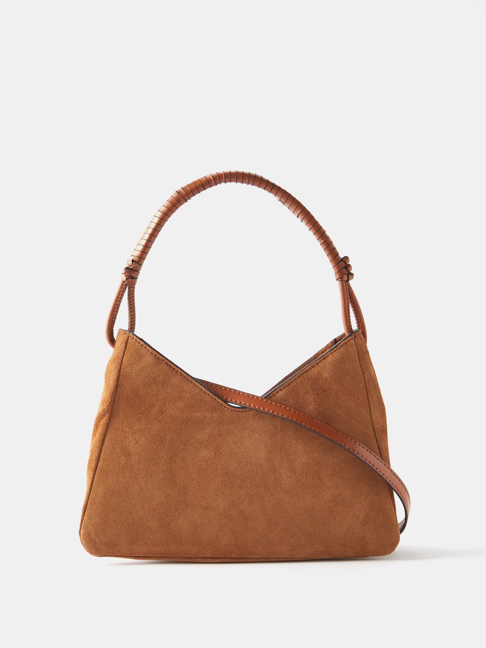 Замшевая сумочка valerie Staud, коричневый