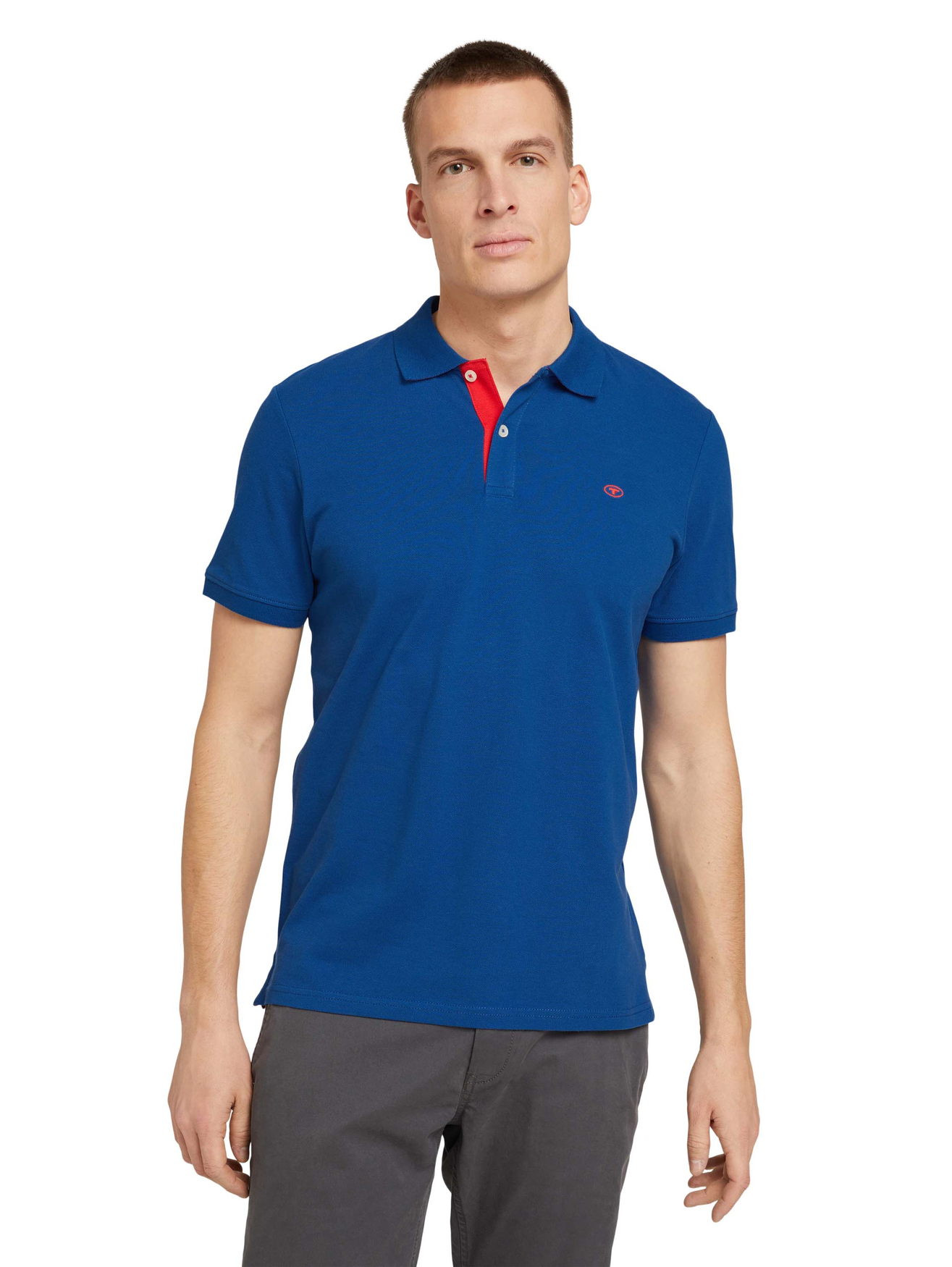 

Поло Tom Tailor Polo Shirt BASIC POLO, синий