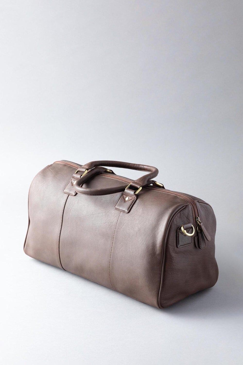 

Кожаная сумка Discoverer среднего размера Lakeland Leather, коричневый