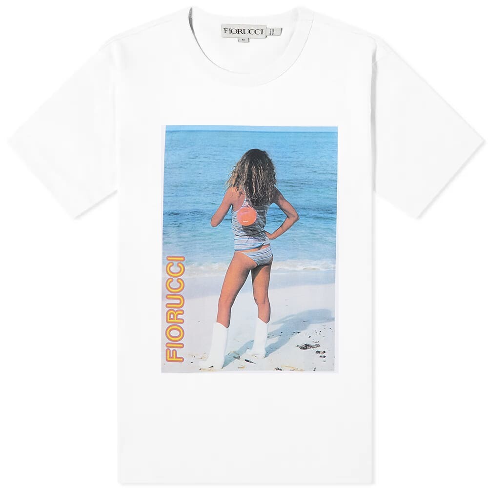 

Футболка с плакатом Fiorucci Archive, белый