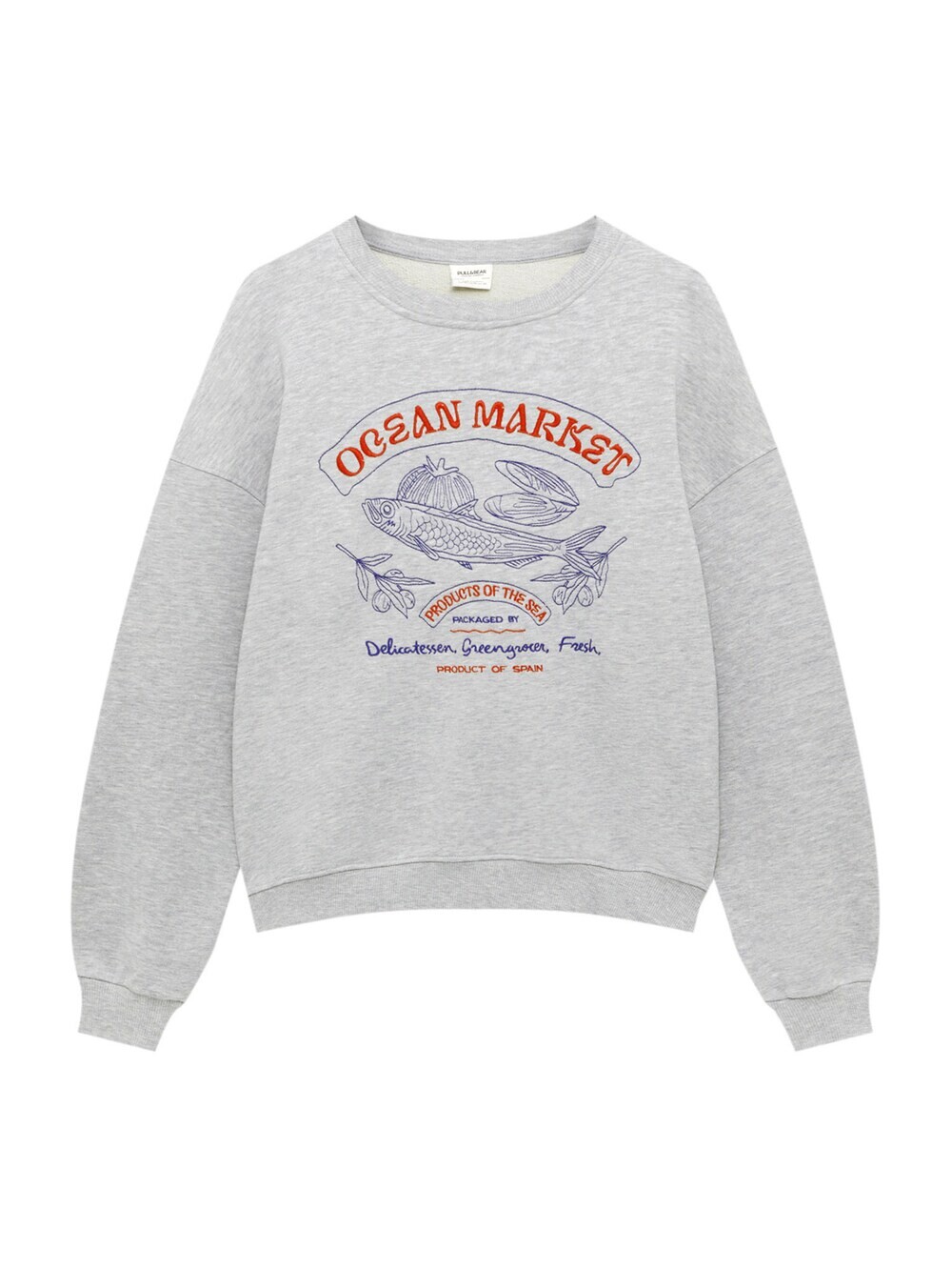 

Толстовка Pull&Bear, пестрый серый