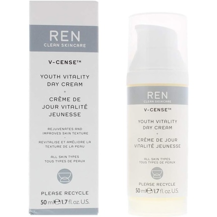 REN Clean Skincare V-Cense Дневной крем для молодости и жизненной силы 50 мл