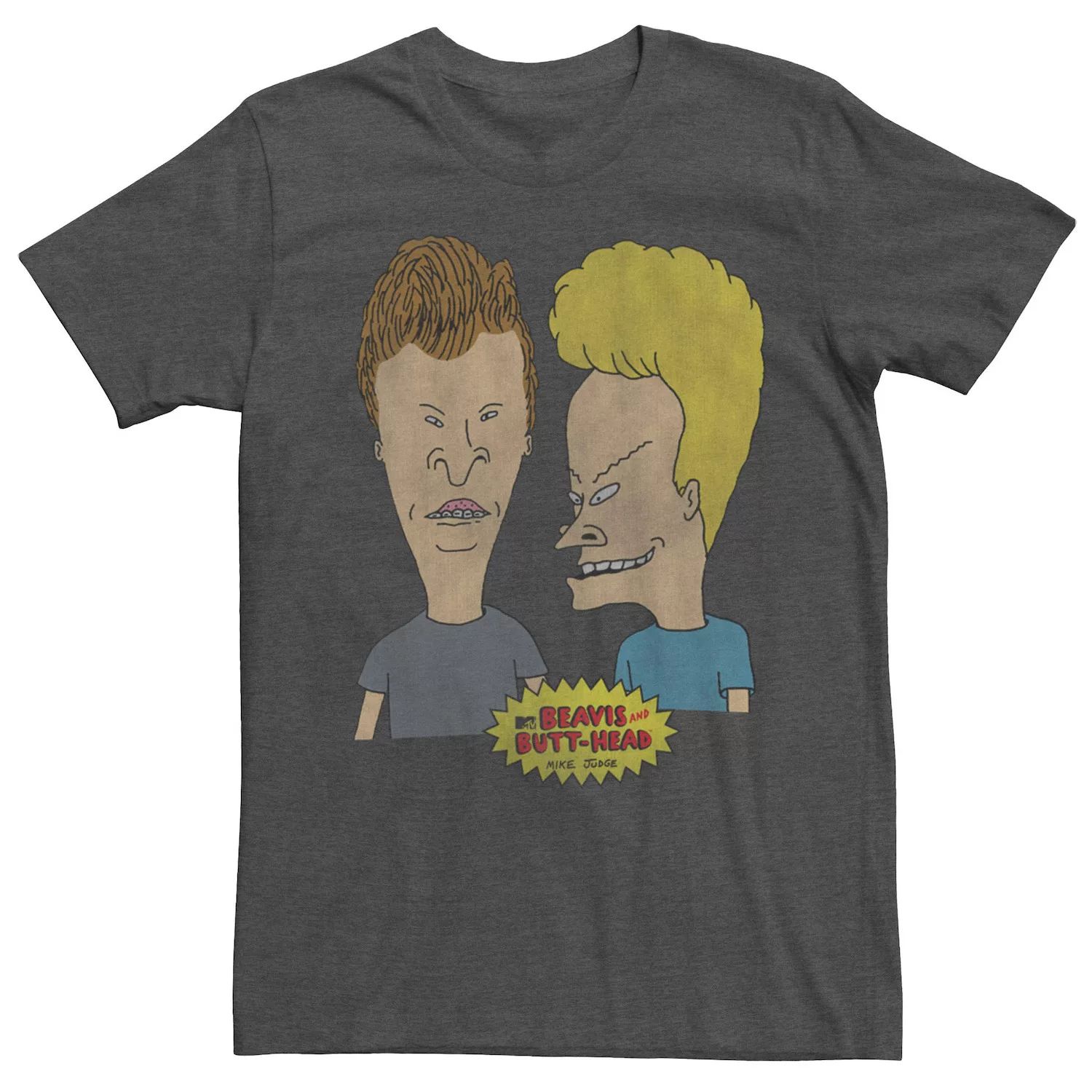 

Мужская футболка с портретом Beavis & Butthead Two Nerds Group Shot Licensed Character