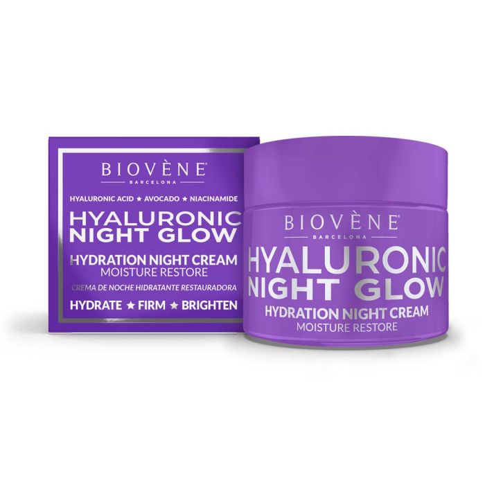 Ночной крем Crema de Noche Hidratante Biovène, 50 ml крем для лица retinol night lift crema de noche extra lifting facial biovène 50 ml