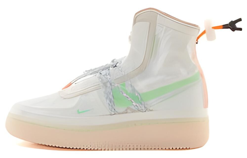 

Nike Air Force 1 High Shell женский белый/зеленый
