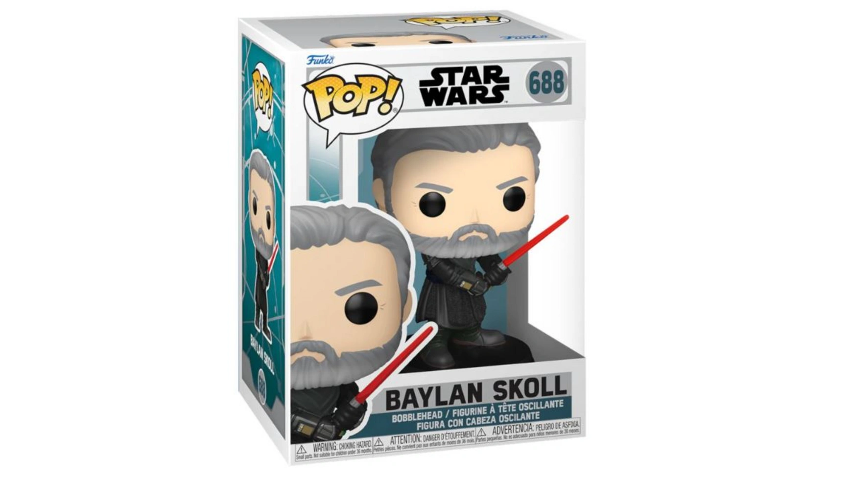 

Funko - Pop! Звездные войны: Асока (ТВ) Бэйлан Сколл Винил