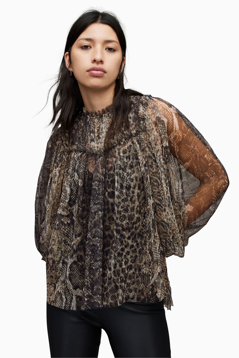 

AllSaints Perri Noche желтый топ All Saints, желтый