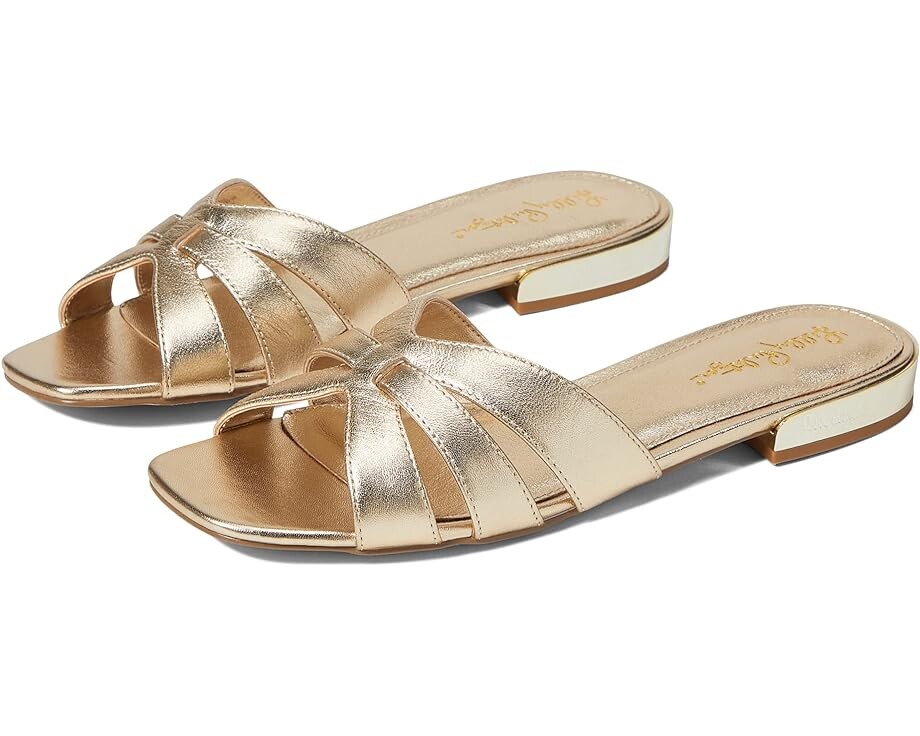 

Сандалии Lilly Pulitzer Whitley Slide, цвет Gold Metallic 1