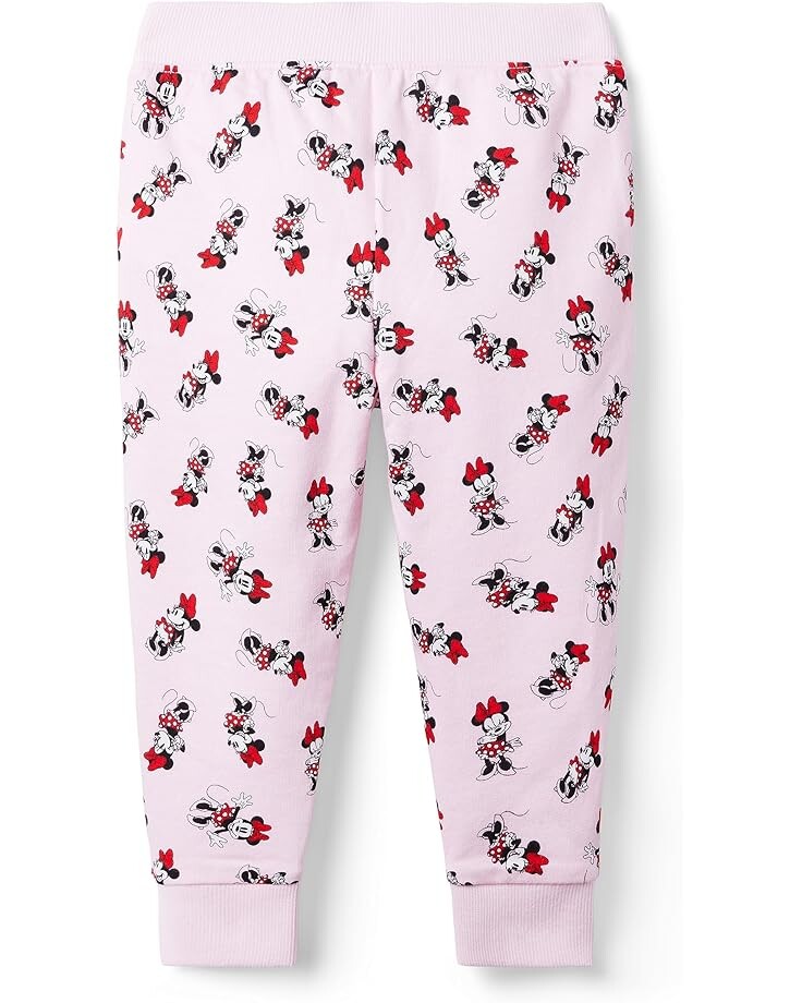 

Брюки Janie and Jack Printed Minnie Mouse Joggers, розовый