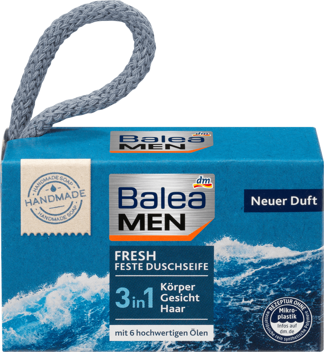 Твердое мыло для душа Fresh 100г Balea