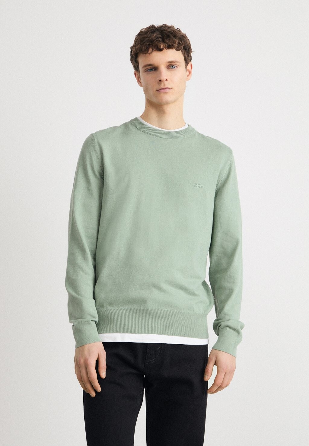 

Свитер Pacas BOSS, цвет light/pastel green
