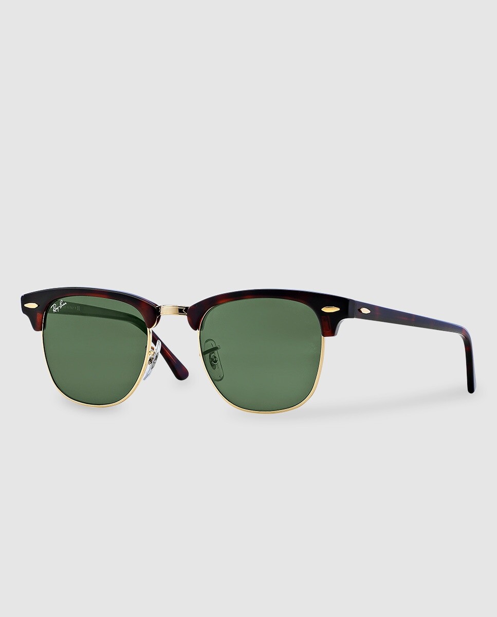 

Солнцезащитные очки в гаванской и золотой оправе Ray-Ban, мультиколор