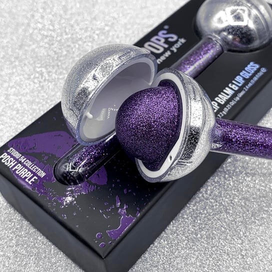 

Бальзам для губ и блеск для губ Posh Purple Glossy Pops Studio 54