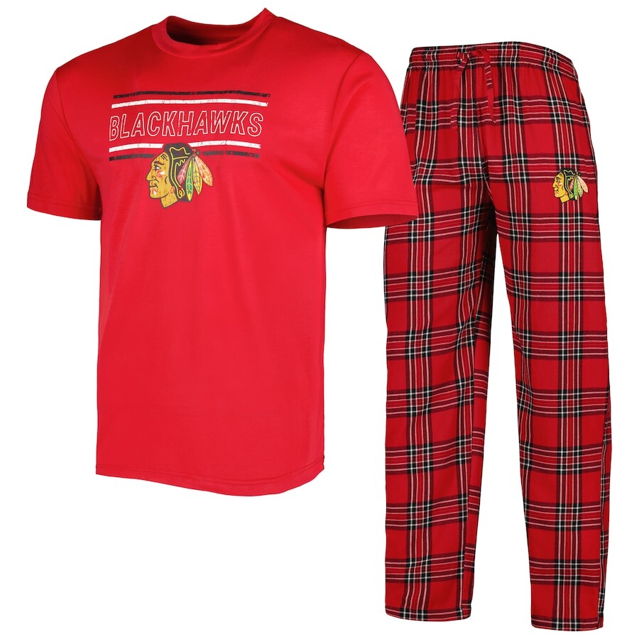 

Пижамный комплект Concepts Sport Chicago Blackhawks, красный