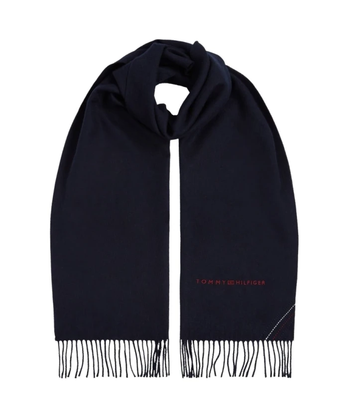 

Тканый шарф 1985 го года Tommy Hilfiger, синий