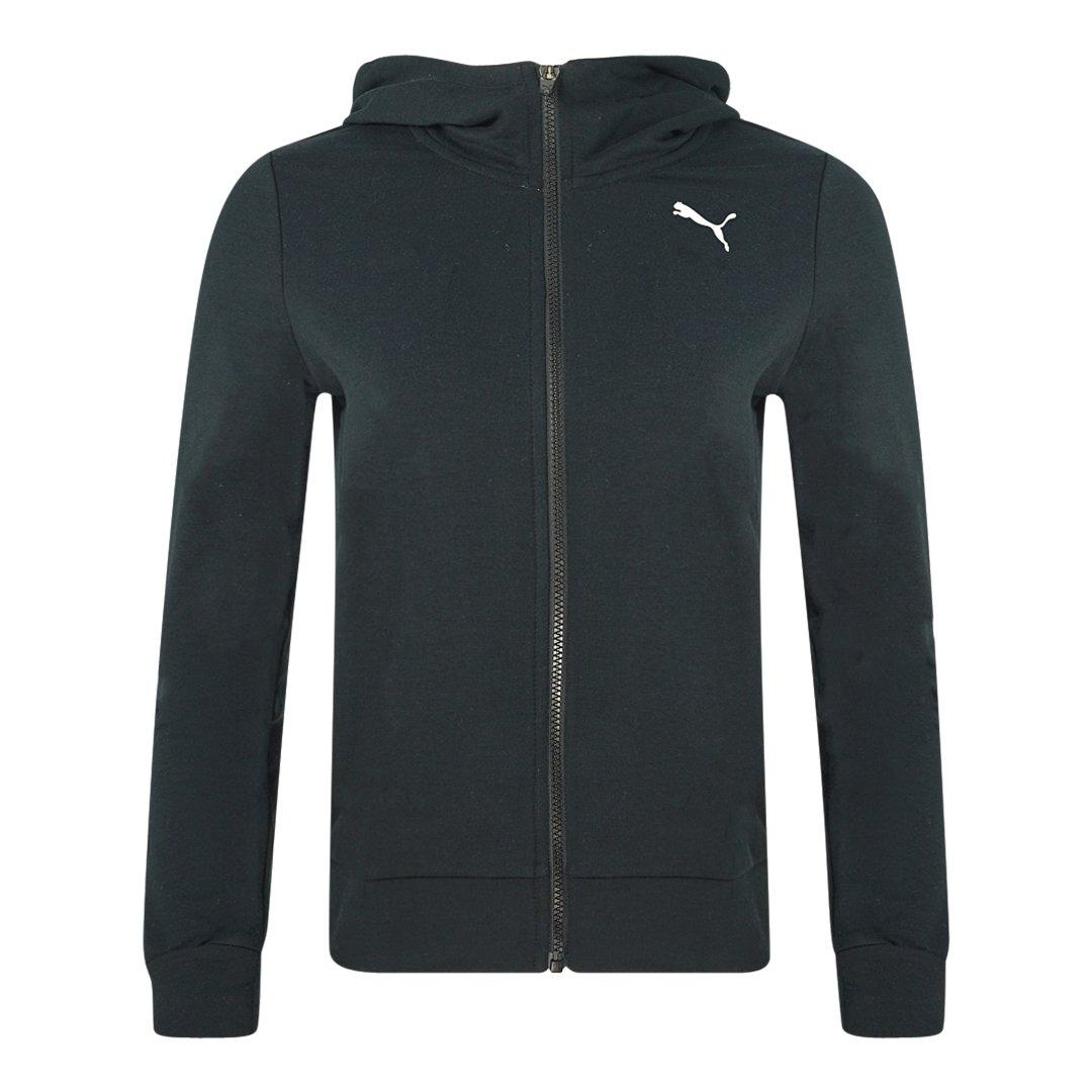 puma футболка для мальчиков modern sport basic размер 176 Черная тренировочная куртка ModernFZ Puma, черный