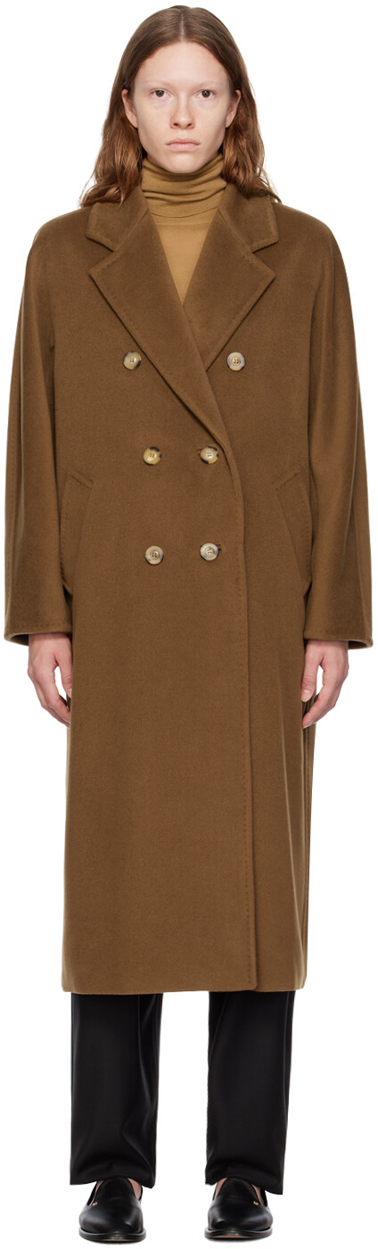 

Коричневое пальто «Мадам» Max Mara, Коричневый, Коричневое пальто «Мадам» Max Mara