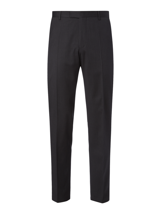 Костюмные брюки из чистой натуральной шерсти Windsor, графит