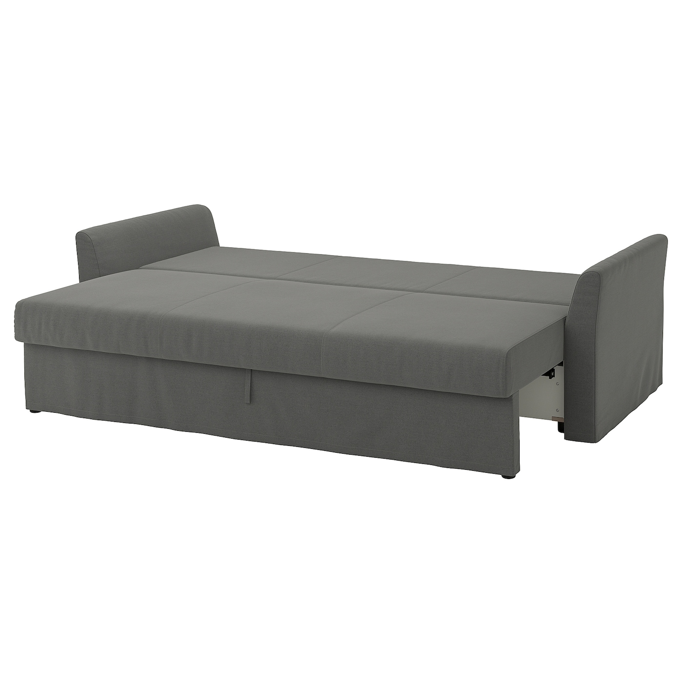 диван кровать шарм дизайн бит 2 серый кровать ХОЛЬМСУНД 3 раскладных дивана-кровати, Боргунда темно-серый HOLMSUND IKEA