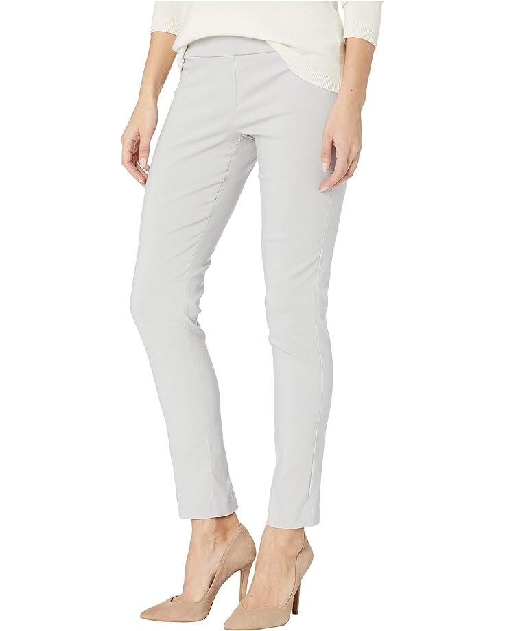 

Брюки Elliott Lauren Control Stretch Pull-On Ankle Pants with Back Slit detail, серебряный