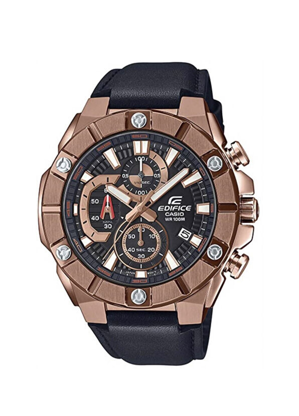 

Efr-569Bl-1Avudf кожаные мужские наручные часы Casio, мультиколор