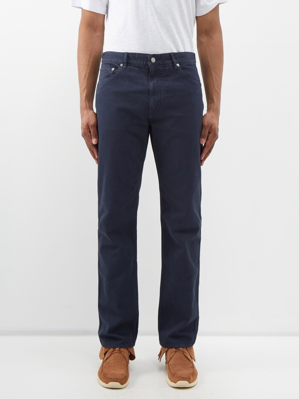 

Брюки-чиносы fluxus 03 dmgd из хлопка и вельвета Visvim, синий
